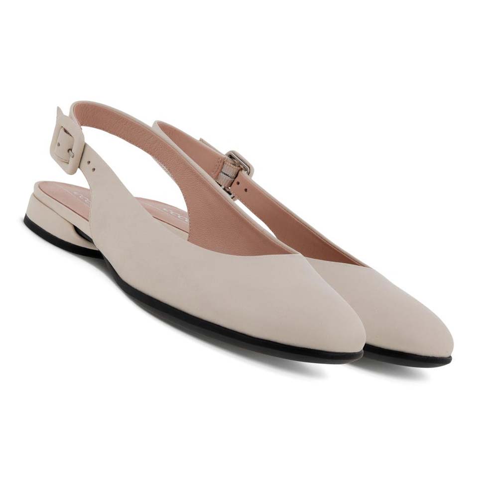 Ecco Anine Slingback-back Finskor Dam Beige | SE 96XYU